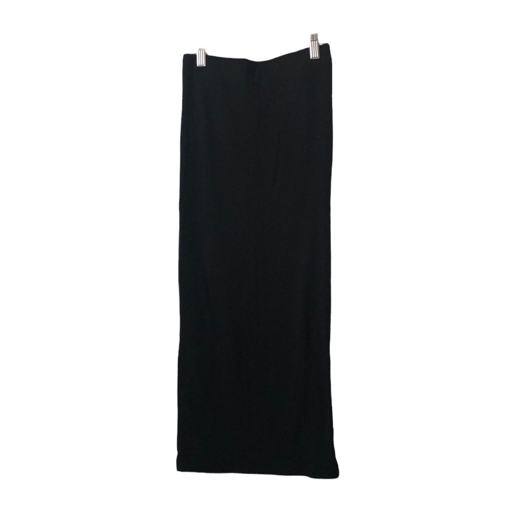 Ribbed long skirt